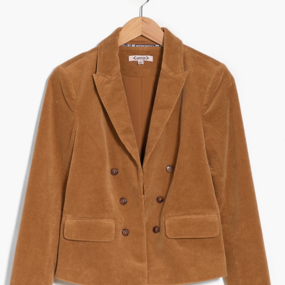 NWOT Nanette Lepore Tan Corduroy Blazer